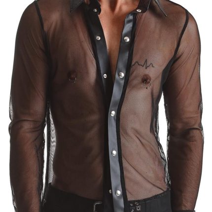 Herren Hemd RMCesare001 schwarz von Regnes Fetish Planet