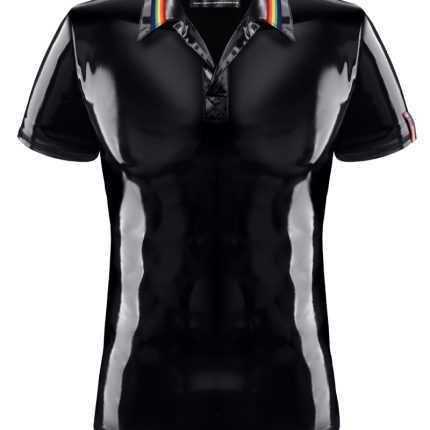 PVC Polo Shirt RMRaffaeleRBW schwarz - S - Größe S