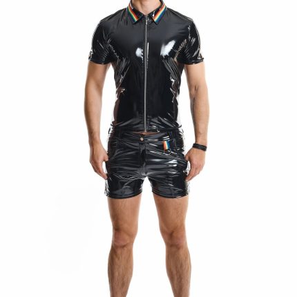 PVC Herren Polo Shirt RMRemigioRBW schwarz von Pride Festih Line