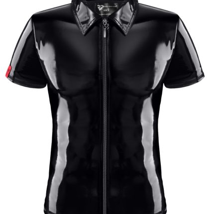 PVC Herren Polo Shirt RMRoccoPVC schwarz - S - Größe S